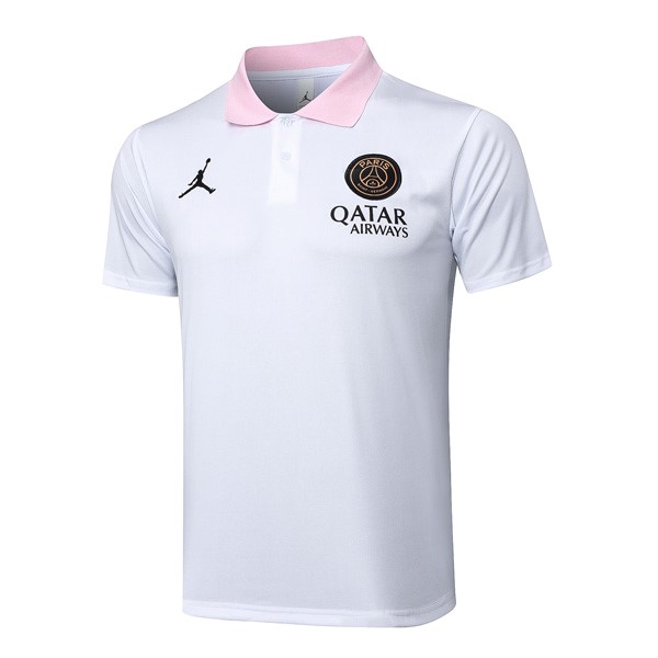 Polo PSG 2025-26 Blanco Rosa